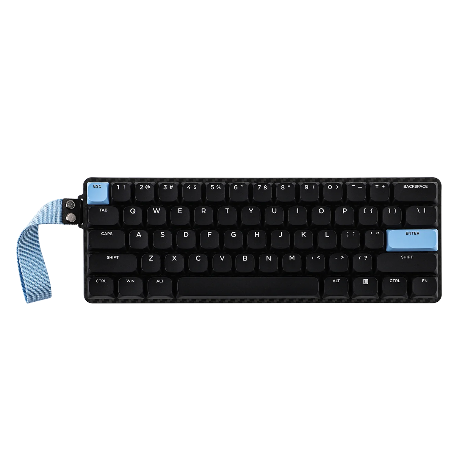 EPOMAKER Carbon60 60% QMK/VIA ANSI VIA Wired/Bluetooth 5.0/2.4GHz Wireless Portable Mechanical Keyboard Carbon Fiber Case